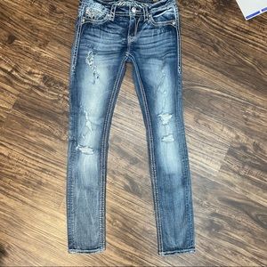 Rock Revival Ena Distressed Skinny Jean